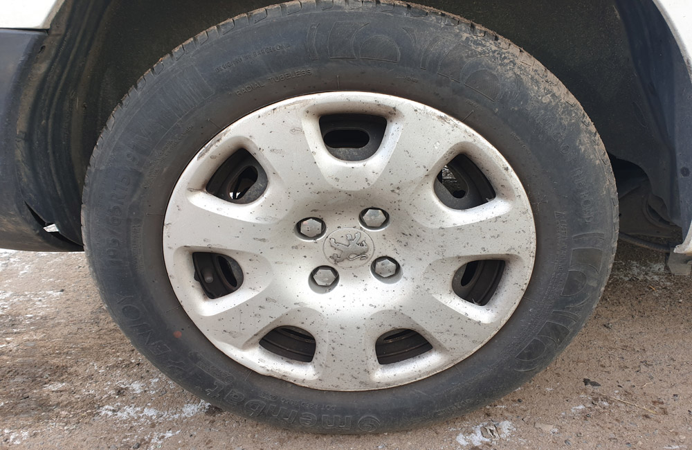 Peugeot Partner HDI spare wheel